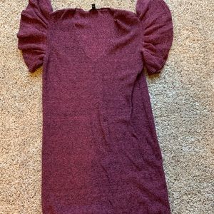 Express drilled shoulder dress. Never worn.